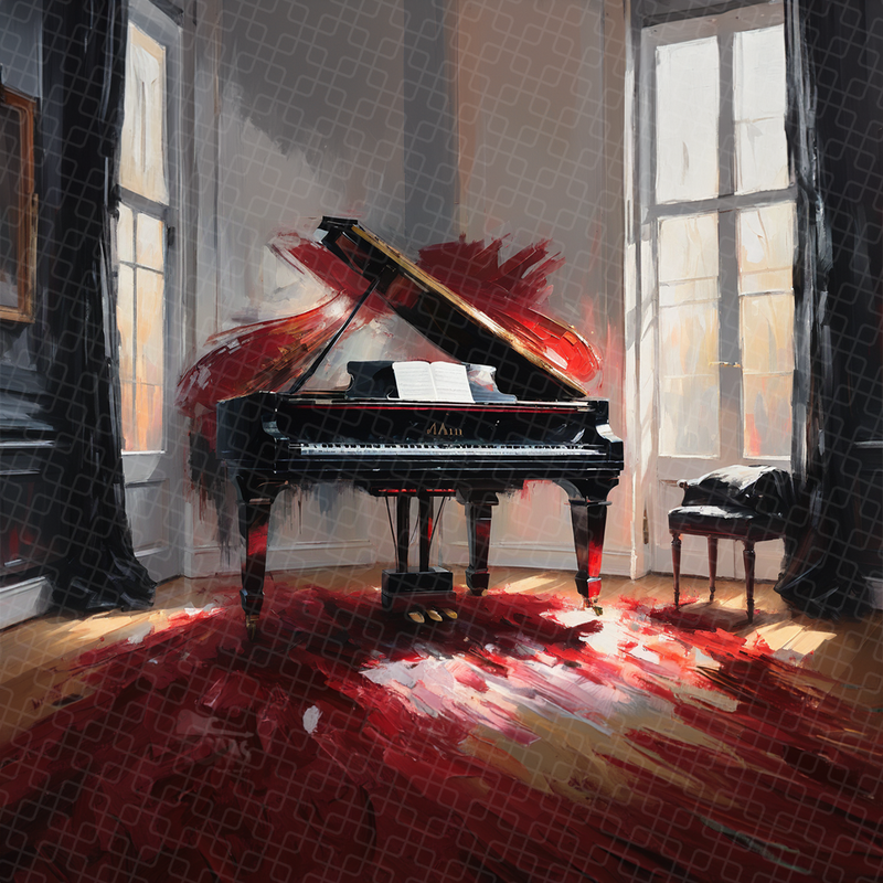 TOMS Window Grand Piano Prints