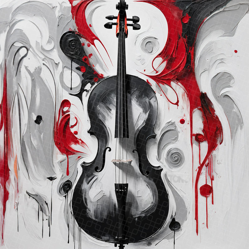 TOMS Black & Red Cello Prints