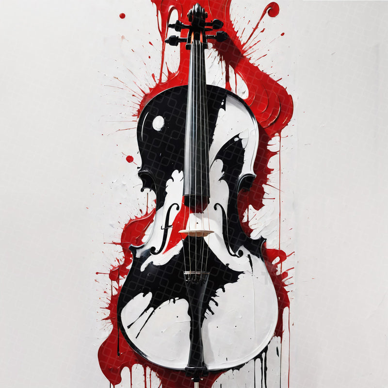 TOMS Red & Black Cello Prints