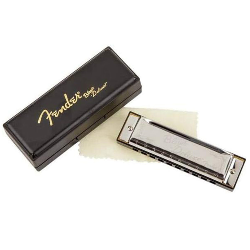 Fender 099-0701-003 Blues Deluxe 'A' key Harmonica - HARMONICAS - FENDER TOMS The Only Music Shop