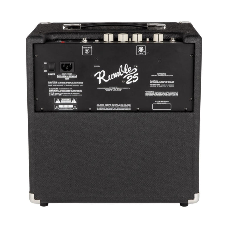 Fender 237-0206-900 Rumble 25Watts Bass Combo Guitar Amplifier