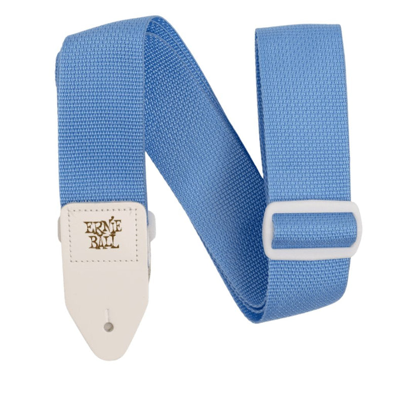 Ernieball 5348-AA PolyPro Soft Blue Guitar Strap -  - ERNIEBALL TOMS The Only Music Shop