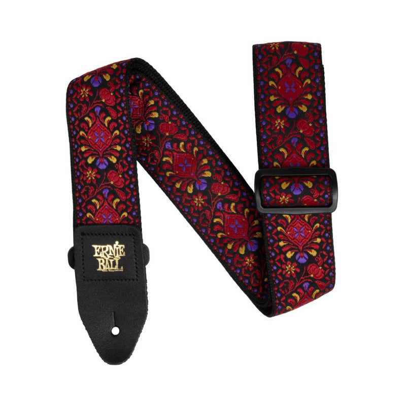 Ernieball 5369-AA PolyPro Crimson Royal-Bloom Guitar Strap -  - ERNIEBALL TOMS The Only Music Shop