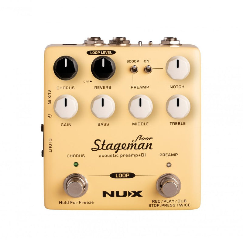 Nux ACCCHNAP5 Stageman Floor Preamp DI Effects Pedal -  - NUX TOMS The Only Music Shop