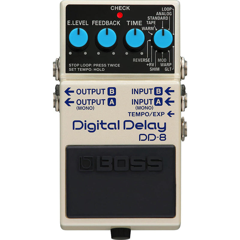 Boss DD-8 Digital Delay Effects Pedal - EFFECTS PEDALS - BOSS TOMS The Only Music Shop