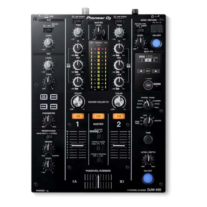 Pioneer DJM-450 2 Channel Dj Mixer - MIXERS - PIONEER DJ TOMS The Only Music Shop