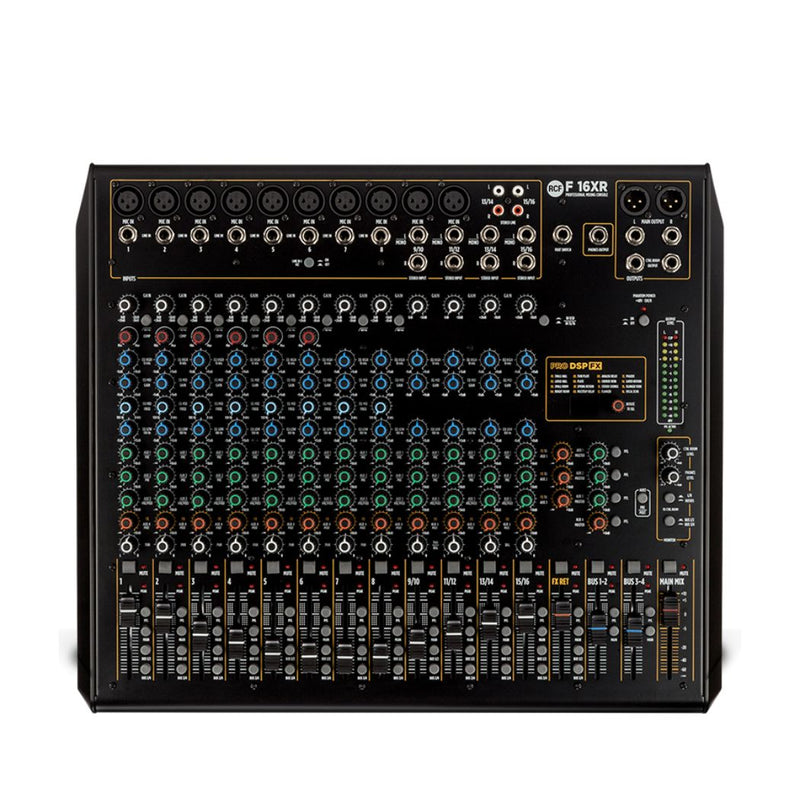 RCF F-16XR 16 Channel Mixer - PA MIXERS - RCF TOMS The Only Music Shop