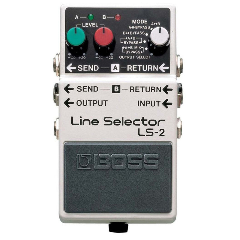 Boss LS-2 Line Selector Effects Pedal - EFFECTS PEDALS - BOSS TOMS The Only Music Shop