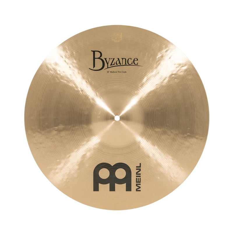 Meinl MEI-B18MTC Byzance Traditional 18Inch Medium Crash Cymbal  - CYMBALS - MEINL TOMS The Only Music Shop