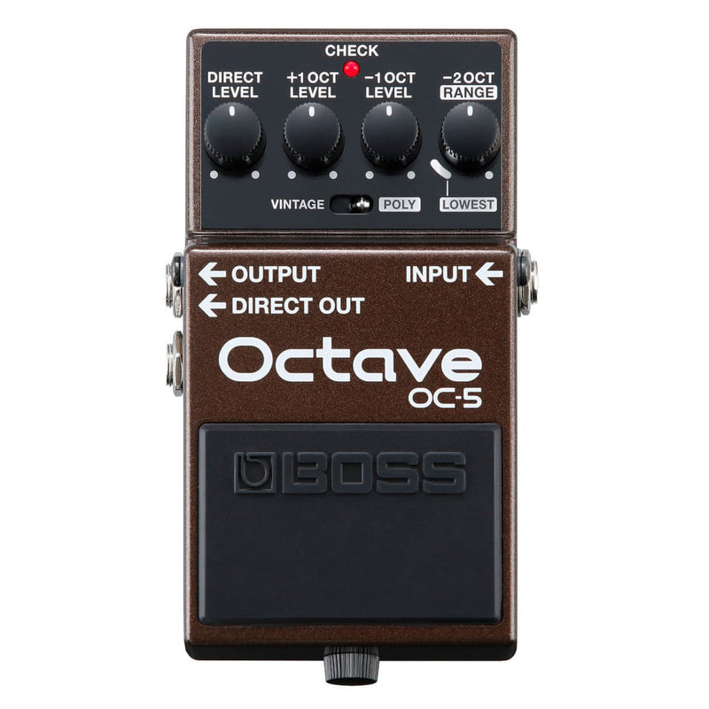 Boss OC-5 Octave Pedal - EFFECTS PEDALS - BOSS TOMS The Only Music Shop