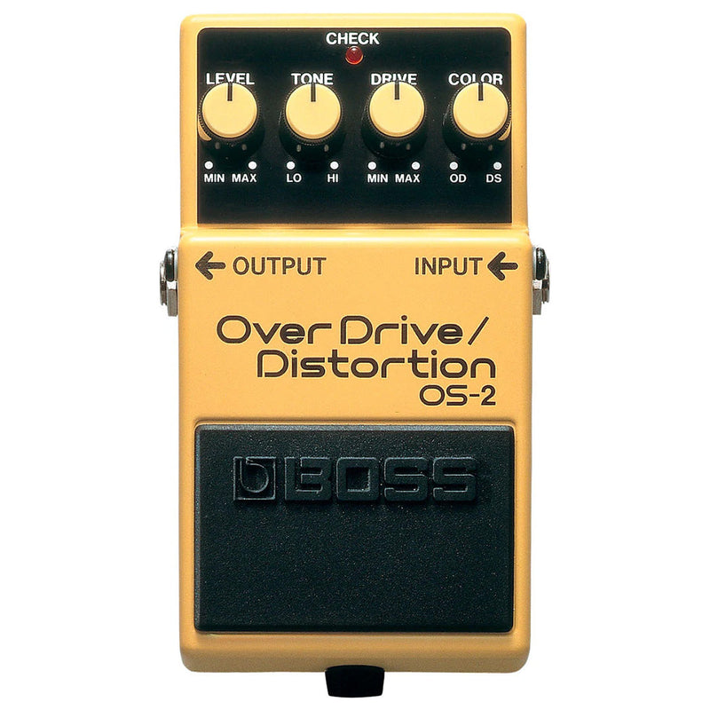 Boss OS-2 Overdrive Distortion Effects Pedal - EFFECTS PEDALS - BOSS TOMS The Only Music Shop