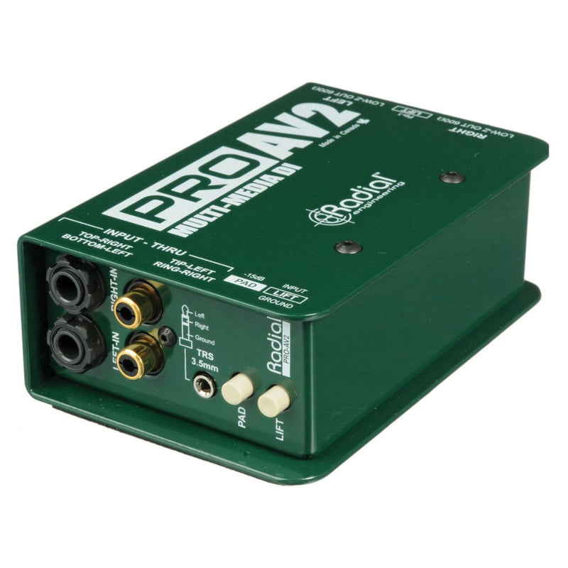 Radial RAD-R800111500 Stereo Passive Di Box - DI BOXES - RADIAL TOMS The Only Music Shop