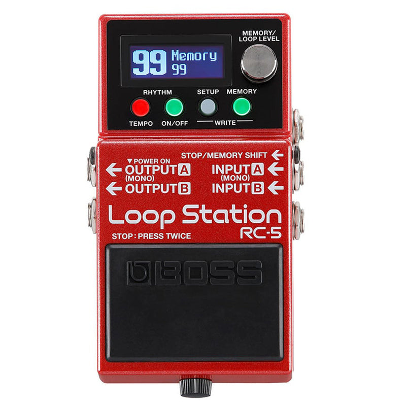 Boss RC-5 Loop Station Effects Pedal - EFFECTS PEDALS - BOSS TOMS The Only Music Shop