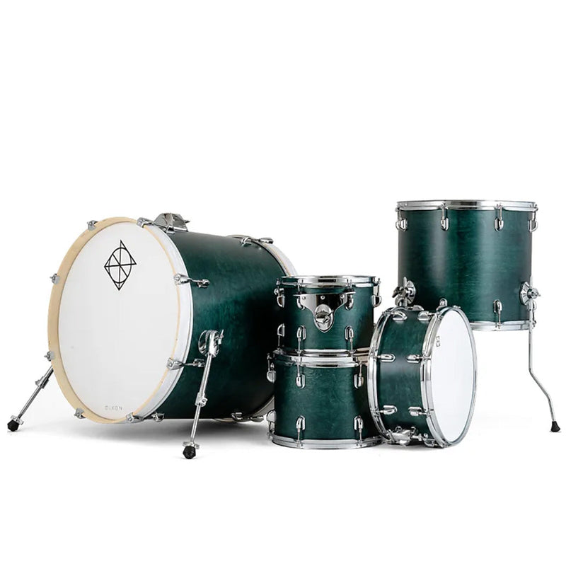 Dixon REPODSPB522STG Spark Birch 5Piece Acoustic Drum Kit (Green) - ACOUSTIC DRUM KITS - DIXON TOMS The Only Music Shop