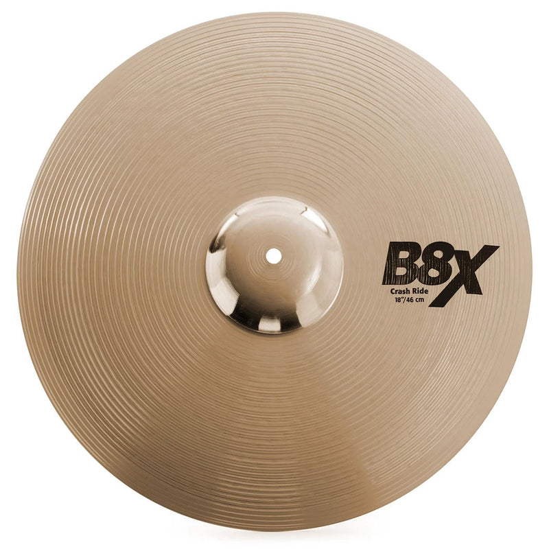 Sabian SA-41811X 18inch B8X Crash ride Cymbal - CYMBALS - SABIAN TOMS The Only Music Shop