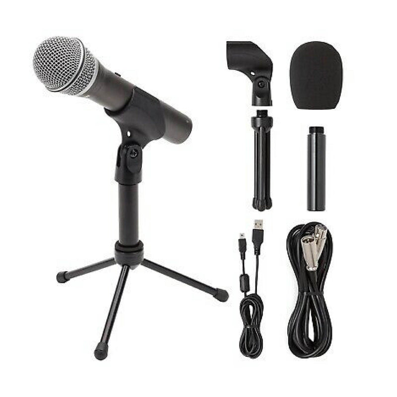 Samson SAMS-Q2U USB/XLR Dynamic Microphone With Accessories - MICROPHONES - SAMSON TOMS The Only Music Shop