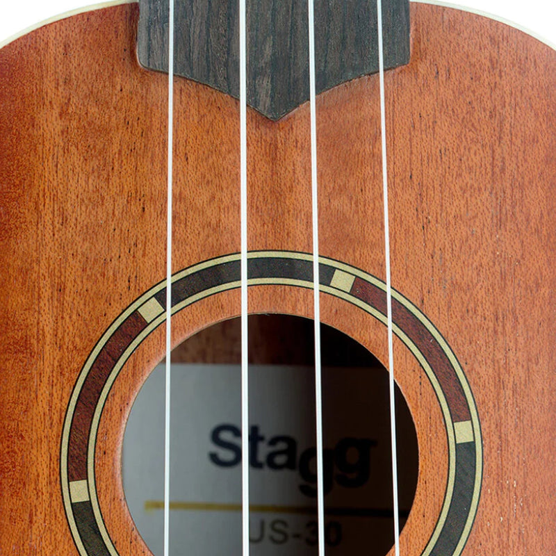 Stagg STAG-US-30 Soprano Ukelele Mahogany With Bag - UKELELES - STAGG TOMS The Only Music Shop