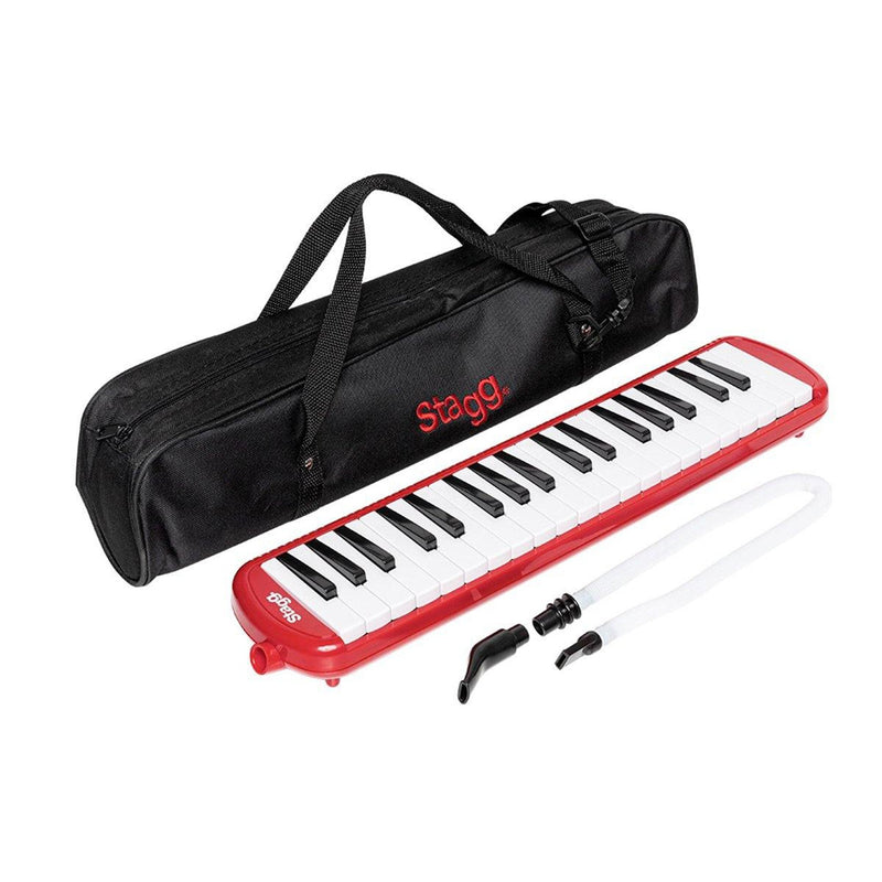 Stagg STAGMELOSTA37RD 37Key Melodica With Bag-Red - MELODICAS - STAGG TOMS The Only Music Shop