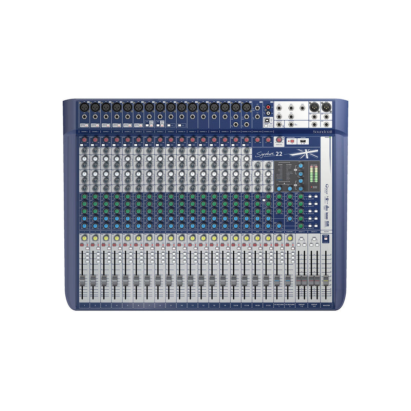 Soundcraft Signature 22 - 22-channel Analogue Mixer - PA MIXERS - SOUNDCRAFT - TOMS The Only Music Shop
