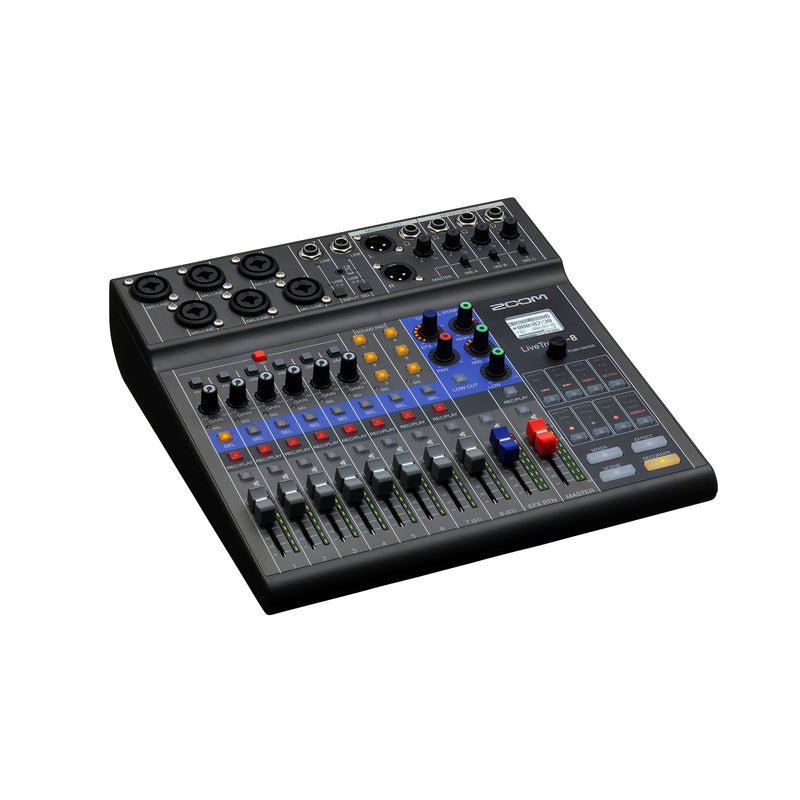 ZOOM Livetrak L-8 Digital Mixer plus Recorder - PA MIXERS - ZOOM - TOMS The Only Music Shop