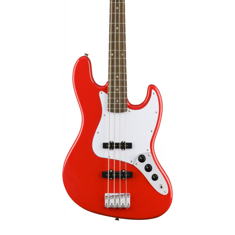 Fender Squier 037-0760-570 Affinity Series Jazz Bass Guitar Race Red - BASS GUITARS - FENDER SQUIER TOMS The Only Music Shop