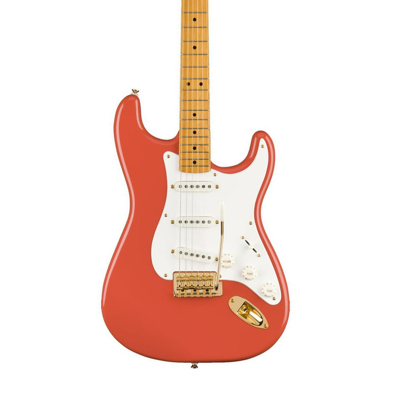 Fender Squier 037-4006-540 Fsr Classic Vibe 50s Stratocaster Mn Fiester Red - ELECTRIC GUITARS - FENDER SQUIER TOMS The Only Music Shop