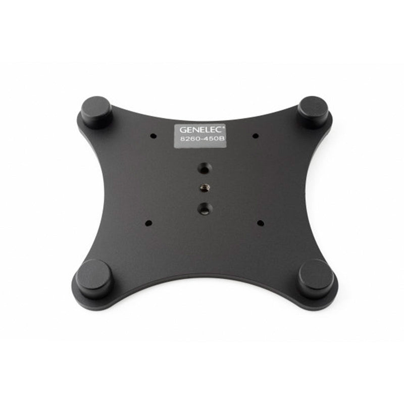 Genelec 8260-450B Black Stand Plate ISO-POD - STUDIO STANDS - GENELEC TOMS The Only Music Shop