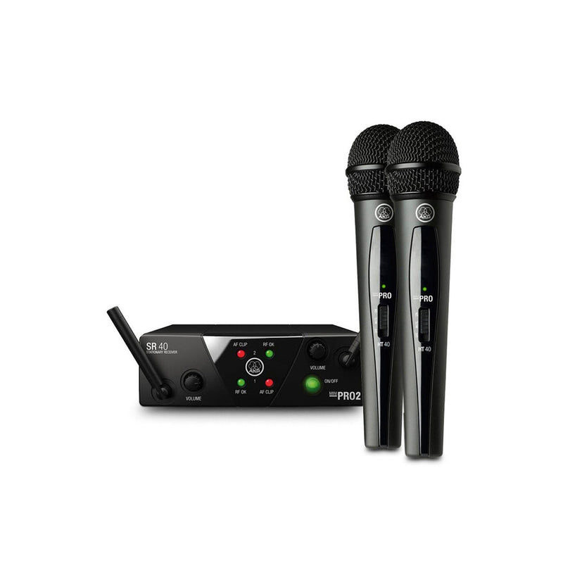 AKG WMS 40 Wireless Mini Dual Vocal - MICROPHONES - AKG - TOMS The Only Music Shop