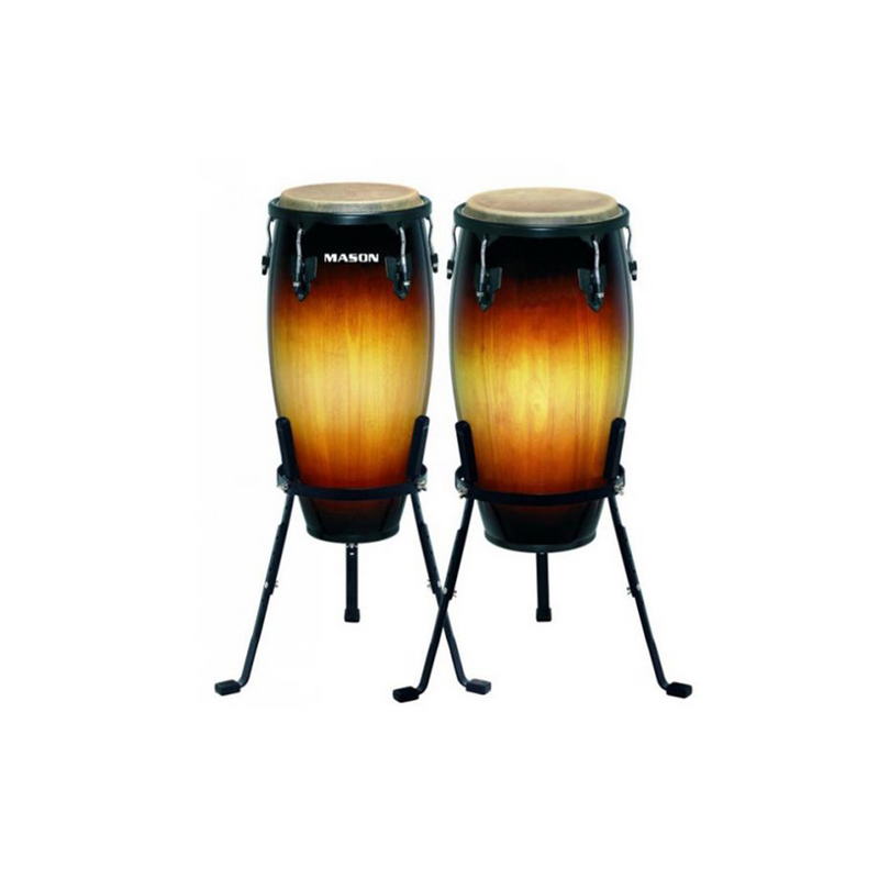 Mason 10"plus11" Sunburst Conga Set - CONGAS - MASON - TOMS The Only Music Shop