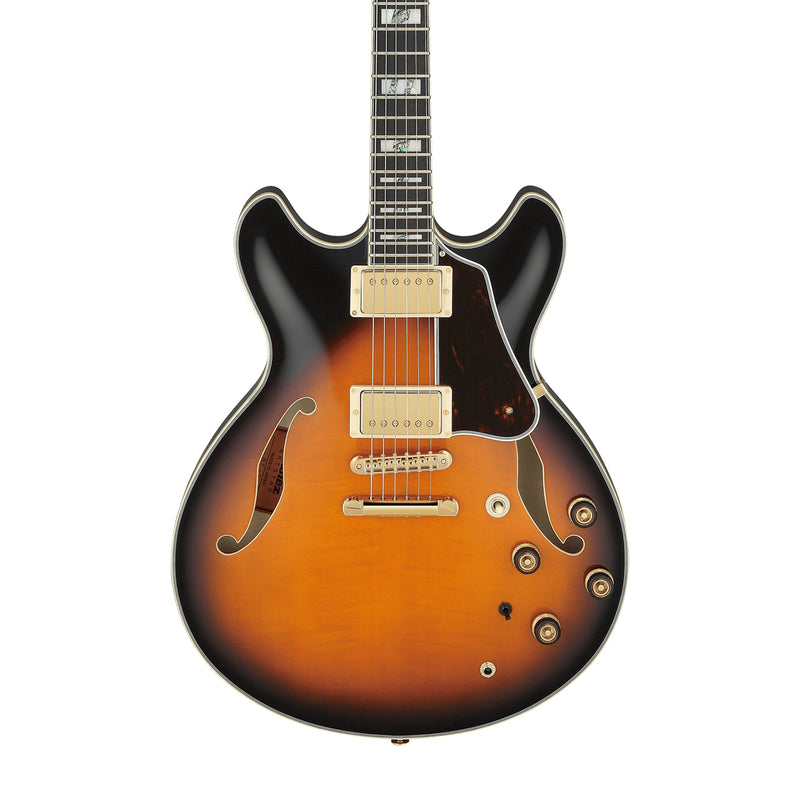 Ibanez AS2000-BS Artstar Prestige Semi-Hollow Electric Guitar In Brown Sunburst - ELECTRIC GUITARS - IBANEZ - TOMS The Only Music Shop