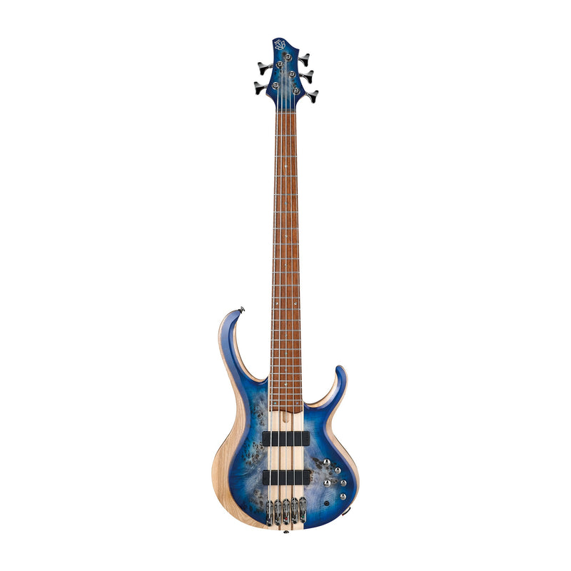 Ibanez BTB845-CBL 5 string bass in Cerulean Blue Burst Low Gloss