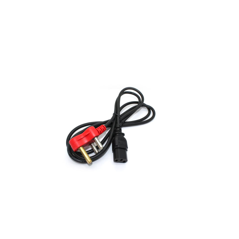 Cyberdyne CZK-443 1-Way IEC Ac Cable Red plug - CABLES - CYBERDYNE TOMS The Only Music Shop