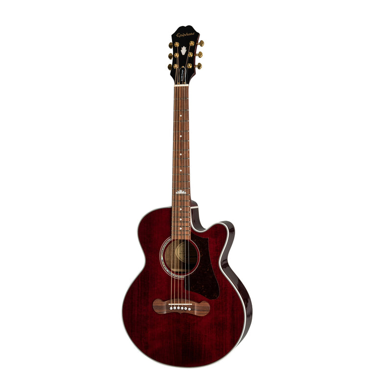 Epiphone EJ-200SCE Coupe Wine Red Acoustic Guitar - ACOUSTIC GUITARS - EPIPHONE - TOMS The Only Music Shop