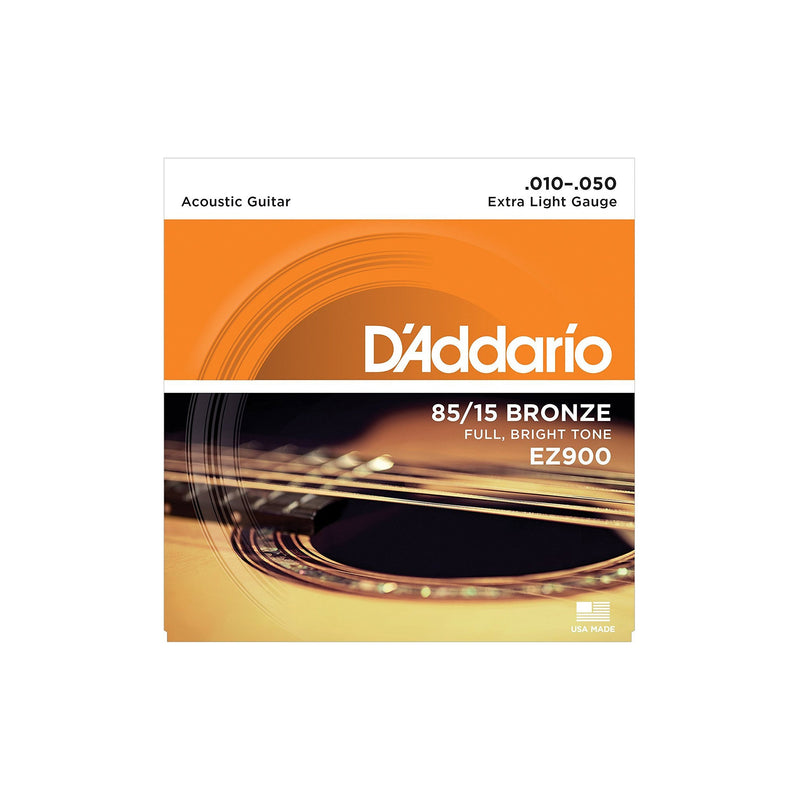 D'Addario EZ900 85/15 Bronze Acoustic Guitar Strings - ACOUSTIC GUITAR STRINGS - D'ADDARIO - TOMS The Only Music Shop