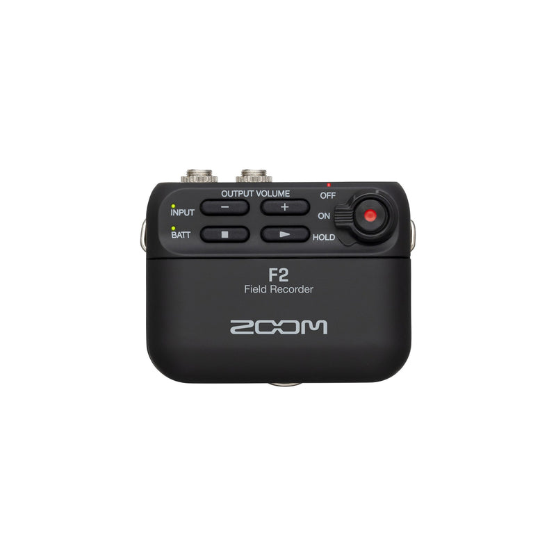 Zoom F2/B Field Recorder And Lavalier Microphone Black - FIELD RECORDERS - ZOOM TOMS The Only Music Shop