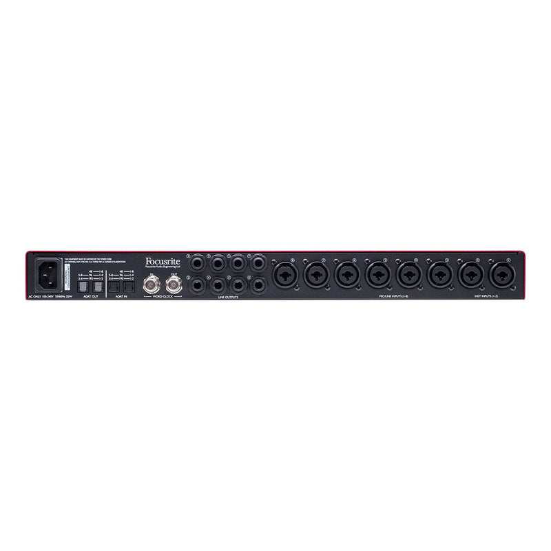 Focusrite Scarlett OctoPre Dynamic 8-channel Microphone Preamp and Compressor - AUDIO INTERFACES - FOCUSRITE - TOMS The Only Music Shop