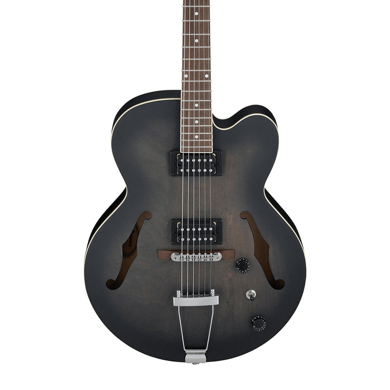 IBANEZ AF55-TKF Artcore Hollow-Body Electric Guitar in Transparent Black Flat (TKF) - HOLLOWBODY GUITARS - IBANEZ - TOMS The Only Music Shop