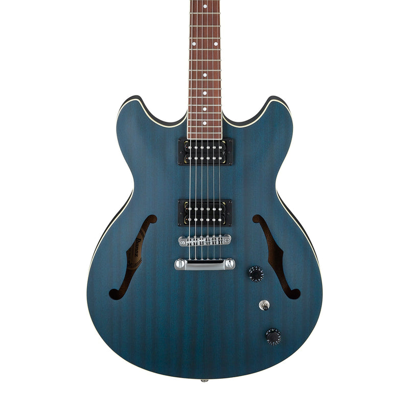 IBANEZ AS53-TBF Artcore Hollow-Body Electric Guitar in Transparent Blue Flat (TBF) - HOLLOWBODY GUITARS - IBANEZ - TOMS The Only Music Shop