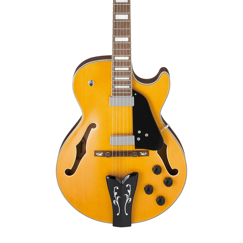 IBANEZ GB10EM-AA Signature George Benson Hollow-Body Electric Guitar in Antique Amber (AA) - HOLLOWBODY GUITARS - IBANEZ - TOMS The Only Music Shop