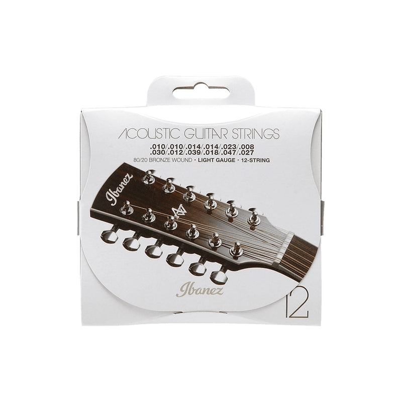 IBANEZ IACS12C (Coated) 12-string Acoustic Guitar Strings - GUITAR STRINGS - IBANEZ - TOMS The Only Music Shop