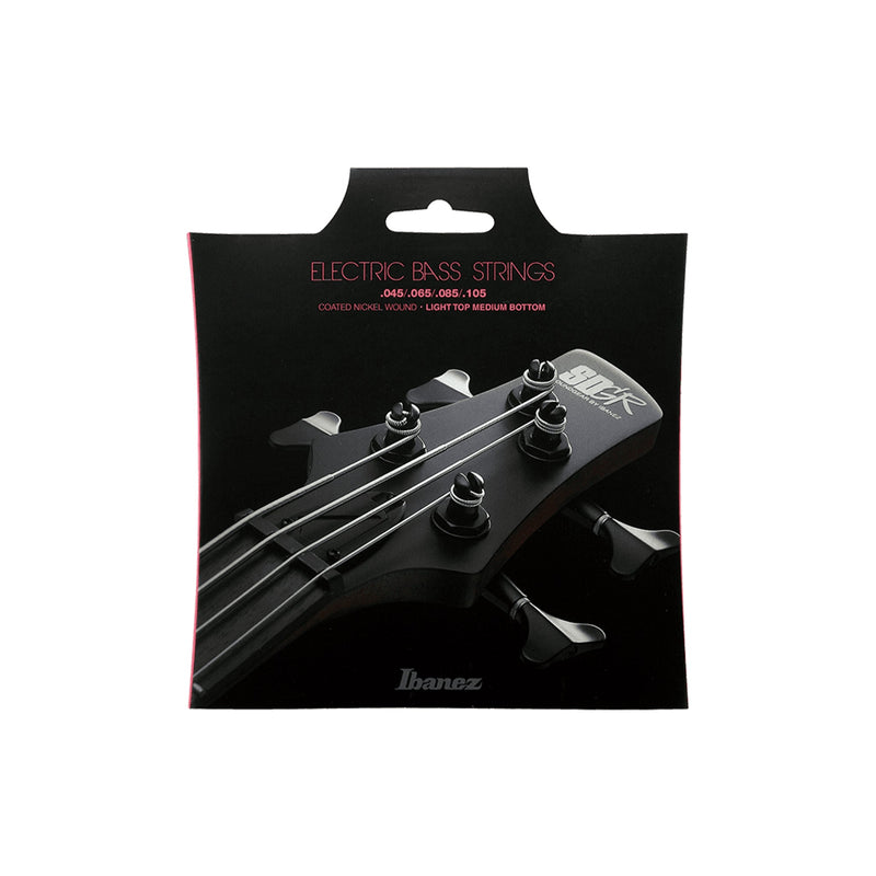 IBANEZ IEBS4C (Coated) Electric Bass Strings - Light Top/Medium Bottom - BASS GUITAR STRINGS - IBANEZ - TOMS The Only Music Shop