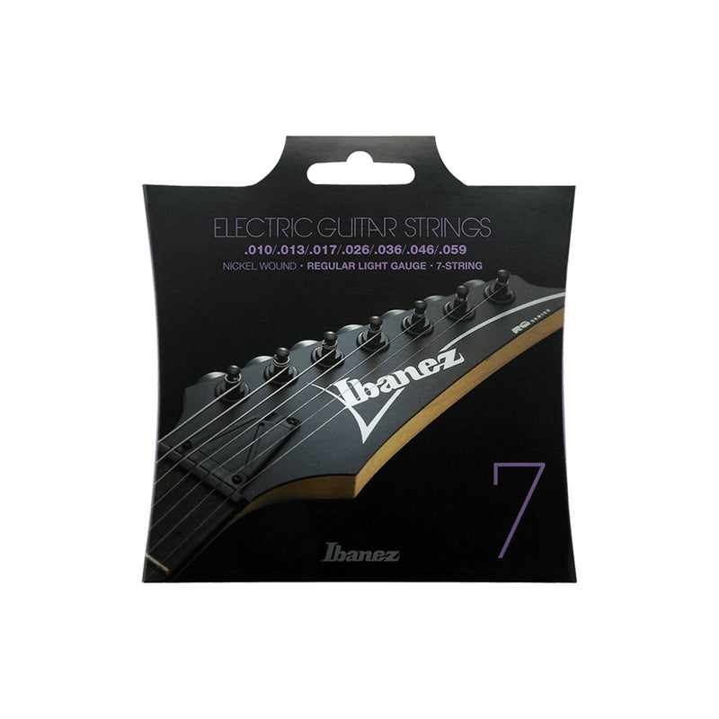 IBANEZ IEGS71 Nickel Wound Electric Guitar Strings - Regular Light Gauge 7-string - GUITAR STRINGS - IBANEZ - TOMS The Only Music Shop
