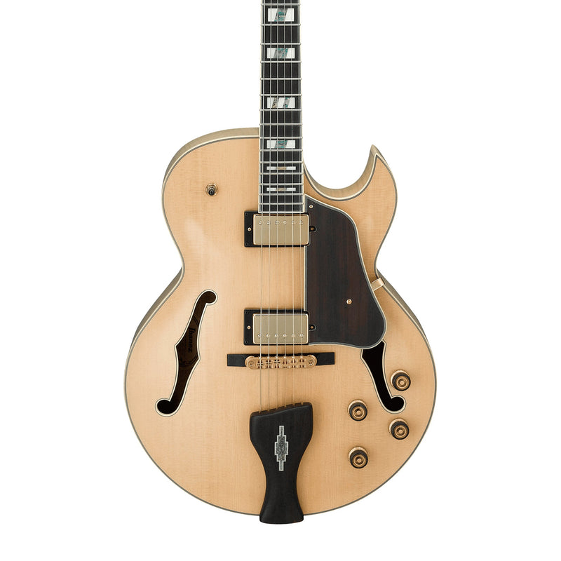 IBANEZ LGB30-NT Signature George Benson Hollow-Body Electric Guitar in Natural (NT) - Hardshell Case Included - HOLLOWBODY GUITARS - IBANEZ - TOMS The Only Music Shop