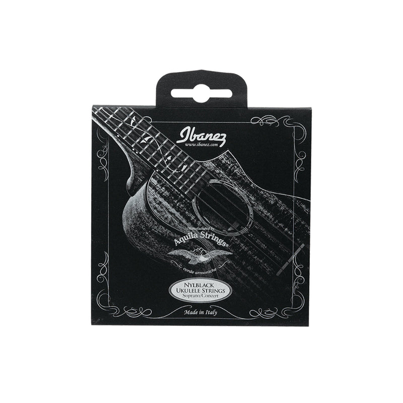 IBANEZ NBUKS4 Nylblack Ukelele Strings for Soprano and Concert Ukelele - UKULELE STRINGS - IBANEZ - TOMS The Only Music Shop