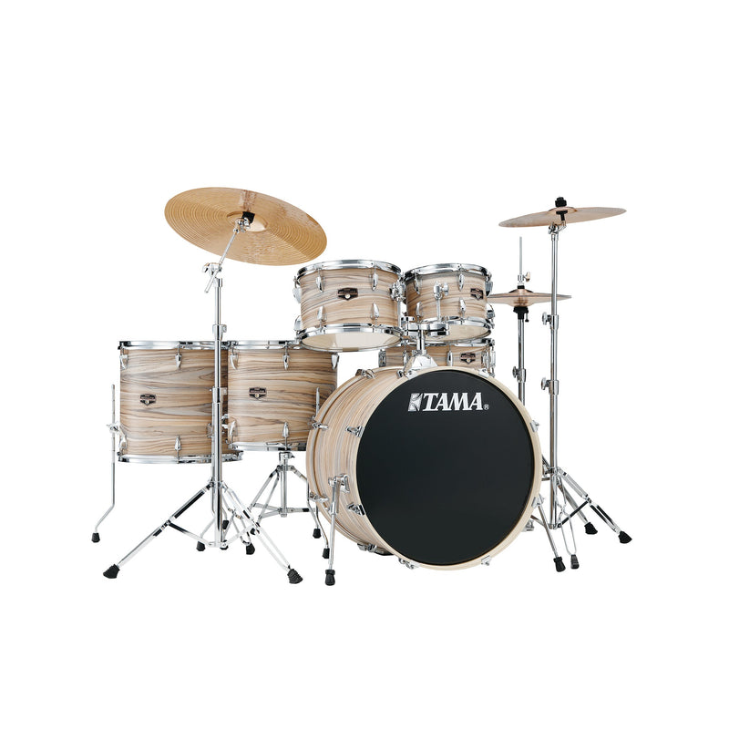 Tama IE62H6W-NZW Imperialstar Natural Zebrawood Wrap - ACOUSTIC DRUM KITS - TAMA - TOMS The Only Music Shop