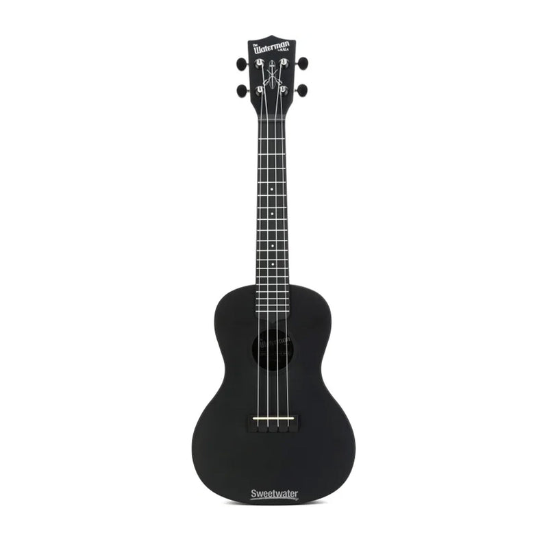 Kala KAWMSBKC Waterman Concert Ukelele BLK Sand - UKELELES - KALA TOMS The Only Music Shop