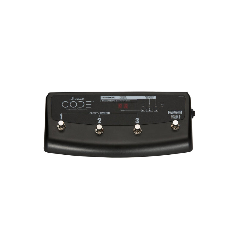 Marshall PEDL-91009 4 Way Footswitch for Code Series Amplifiers - GUITAR AMPLIFIERS - MARSHALL - TOMS The Only Music Shop