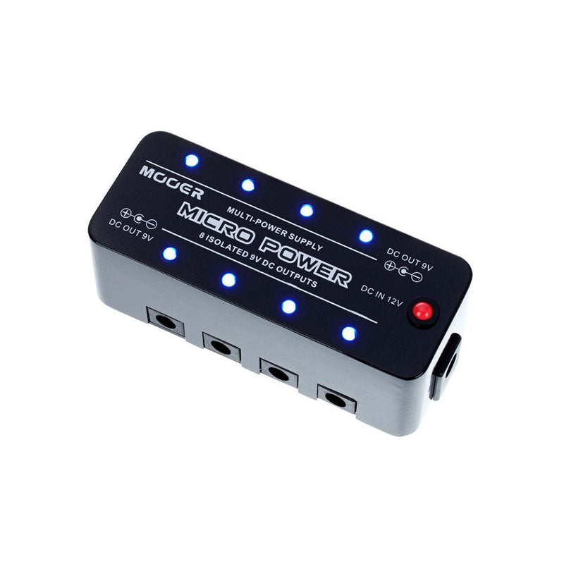Mooer 8 Port Micro Power Supply - POWER SUPPLIES - MOOER - TOMS The Only Music Shop