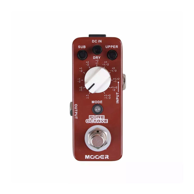 Mooer MO-PUREOCTAVE Multi Mode Clean Octave Pedal - EFFECTS PEDALS - MOOER TOMS The Only Music Shop