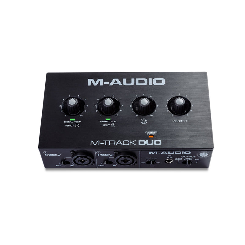 M-Audio M-Track Duo USB Audio Interface - AUDIO INTERFACES - M-AUDIO - TOMS The Only Music Shop
